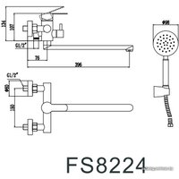 Смеситель Fmark FS8224H