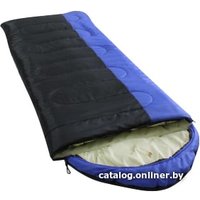 Спальный мешок BalMax Аляска Camping Plus -15 (левая молния, черный/синий)