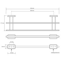 Держатель для бритвенного станка Bemeta Niki 153104052
