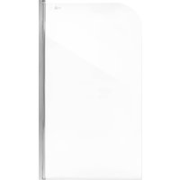 Стеклянная шторка для ванны Saniteco SN-21 140x80 (прозрачное стекло)