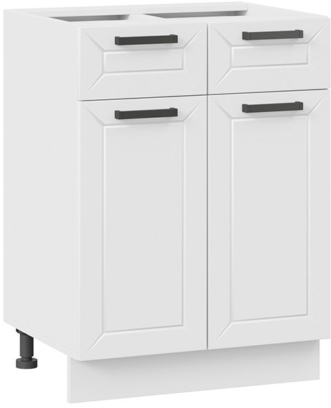 

Шкаф напольный Трия Лорас 1Н6Я1 (белый/холст белый)