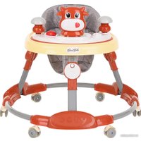 Ходунки BamBola Веселая коровка 631-S (кофе)
