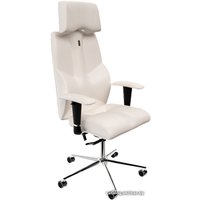 Офисное кресло Kulik System Business (с подголовником, белый)