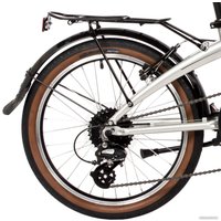 Велосипед Novatrack Town alloy 8 V 2024 (серебристый)