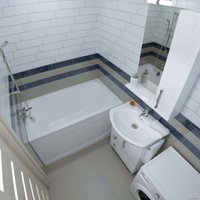 Ванна Triton Стандарт 130x70 (с ножками и экраном)