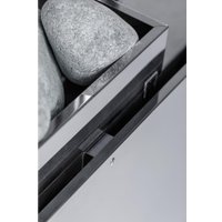 Свободностоящая печь-камин Инвент Малая с теплообменником (с экраном)