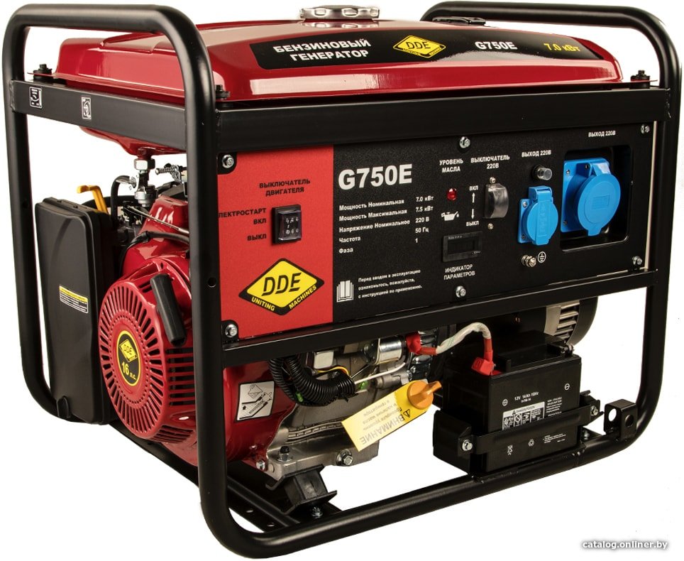 Бензиновый генератор DDE G750E