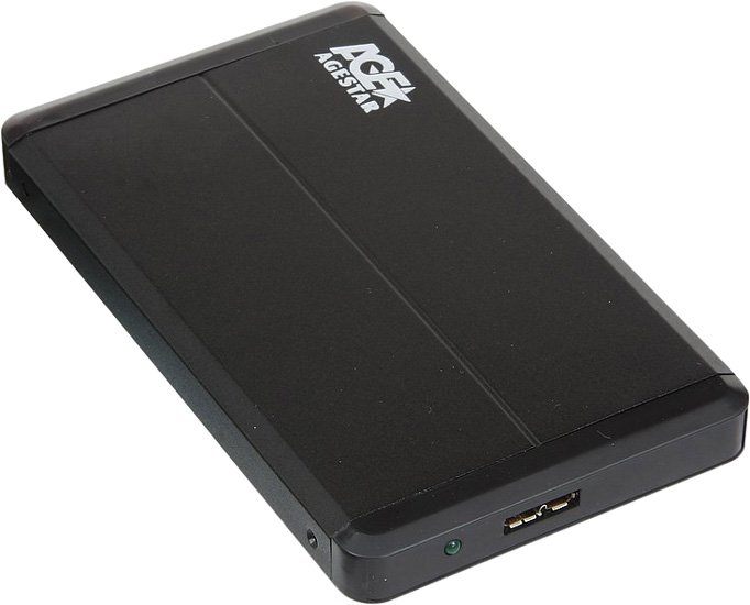 

Бокс для накопителей 2.5" AgeStar 3UB2O8 Black
