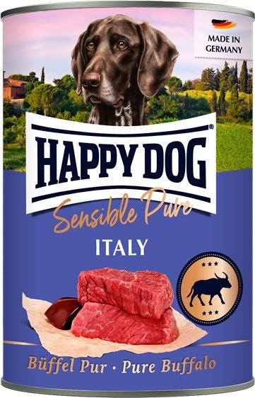 

Консервированный корм для собак Happy Dog Sensible Italy Буйвол 400 г