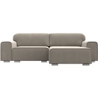 Угловой диван Лига диванов Лига-029 правый 121917 (микровельвет бежевый)