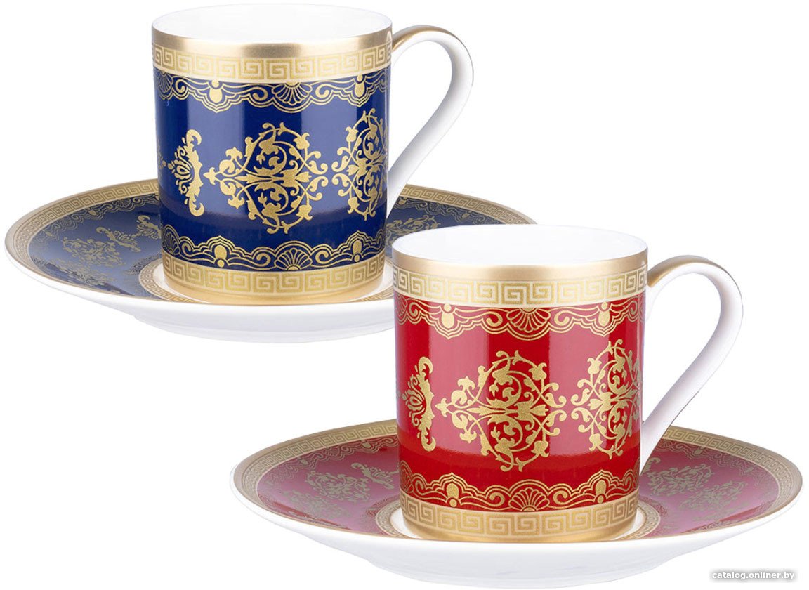Сервиз Gipfel Sansara 52365 (белый/красный/синий)