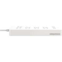 Удлинитель Xiaomi Mi Power Strip 4 (3 USB, белый, китайская версия)