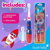 Электрическая зубная щетка Brush-Baby KidzSonic Rocket
