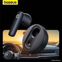 Bluetooth гарнитура Baseus C-Mic CM10 Smart Unilateral Wireless Earphone for Car (черный)