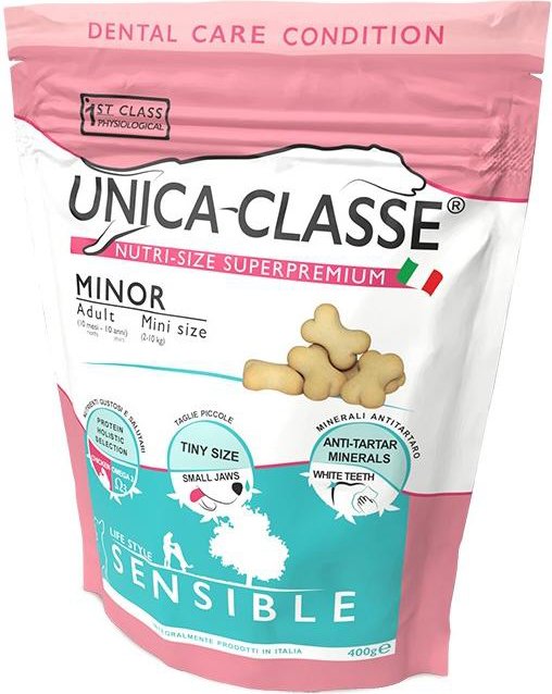 

Лакомство для собак Unica Classe Dental Care Adult Minor Sensible 400 г