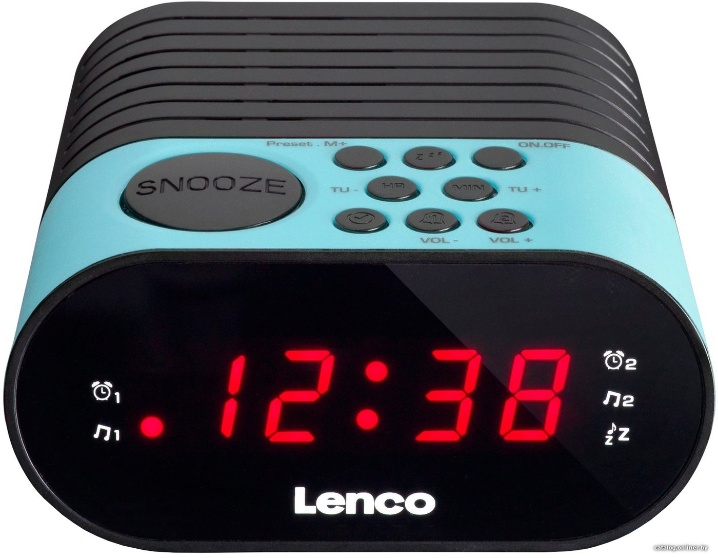 Настольные часы Lenco CR-07 (голубой)