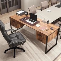 Стол Soma Slava 180x66 (дуб крафт золотой/черный)