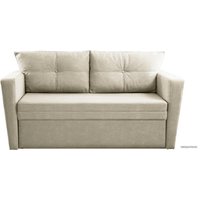 Диван Brioli Пино К двухместный (рогожка, J1 кремовый)