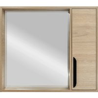  Viant Шкаф с зеркалом для ванной Кёльн 80 VKEL80SD-ZSH