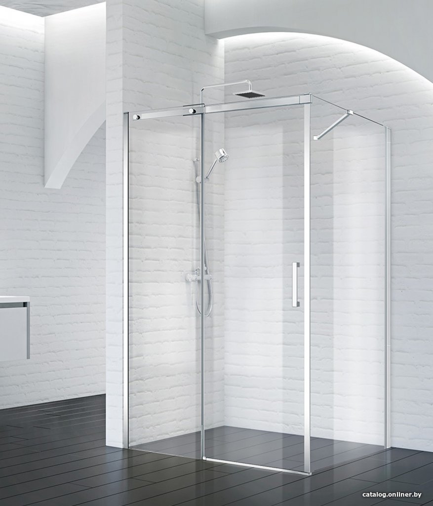 Душевой уголок BelBagno ACQUA-A-1-100-C-Cr (прозрачное стекло)