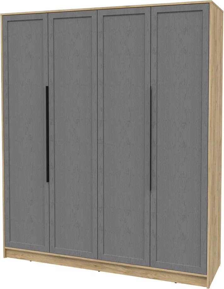 

Шкаф распашной Интерлиния Концепт Тренд КТ-Ш4 (дуб золотой/дуб серый)