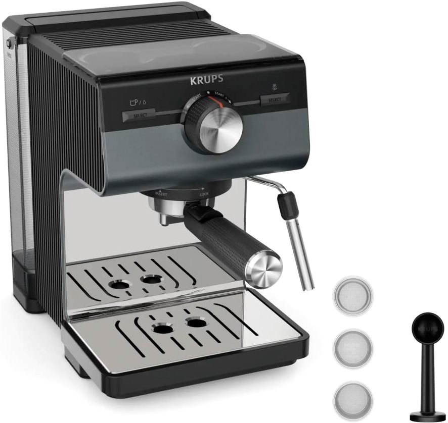 

Рожковая кофеварка Krups Authentic+ XP384G10