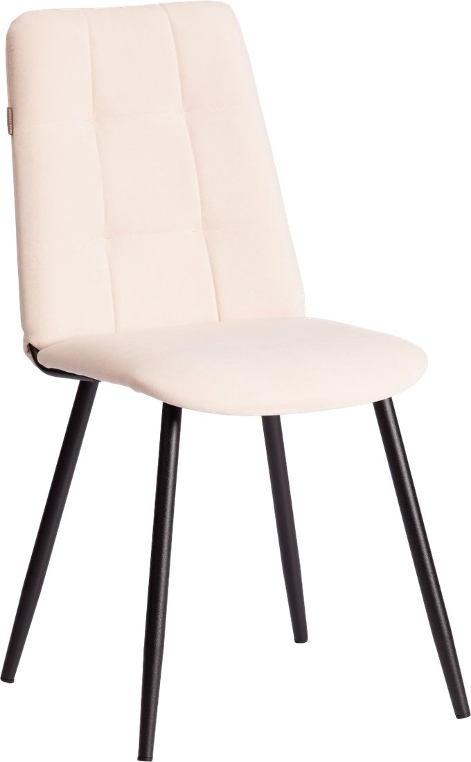 

Стул TetChair Asti Trend велюр (молочный/черный)