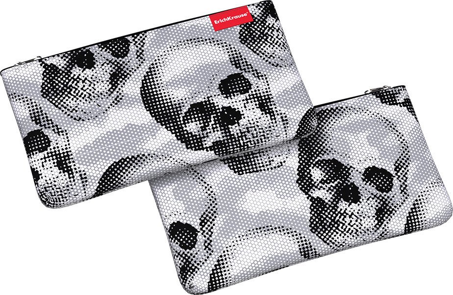 

Пенал Erich Krause Light Pixel Skull 52390