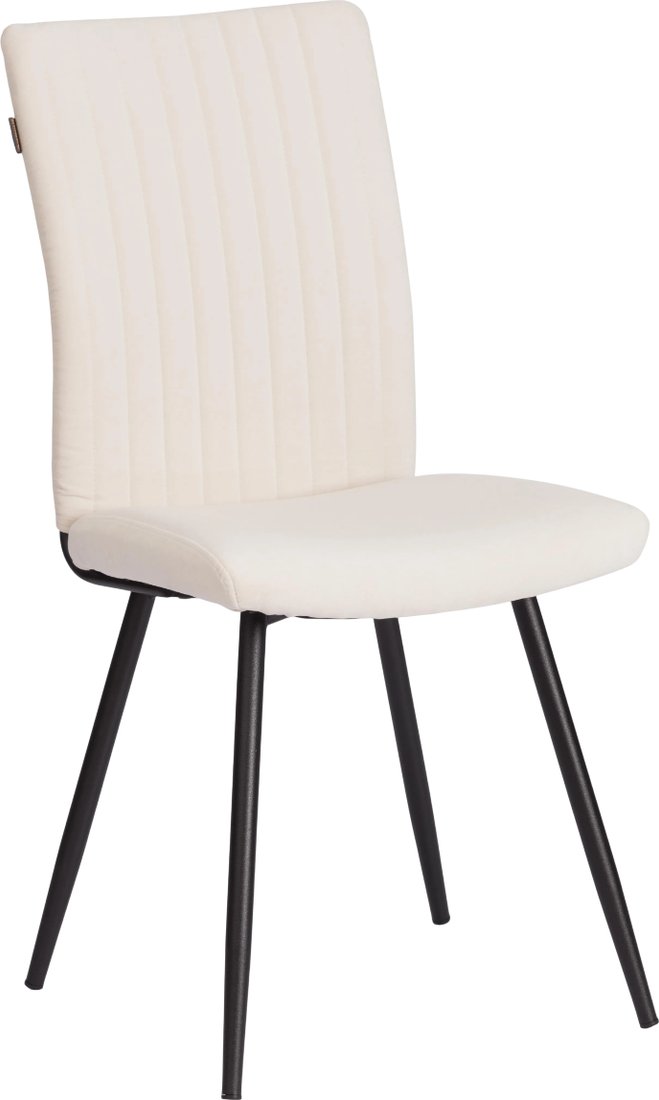 

Стул TetChair Monte Carlo Trend (велюр, молочный/черный)