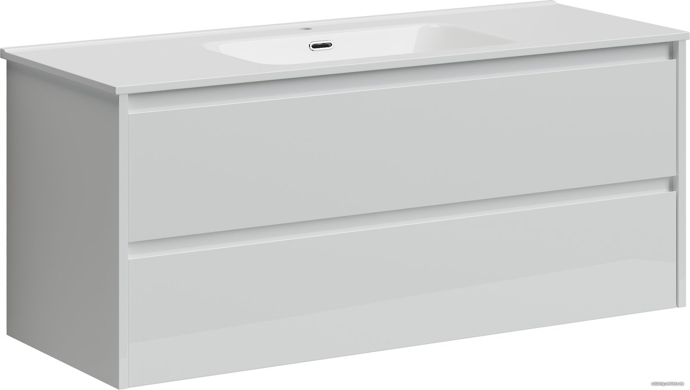 Sancos Тумба под умывальник Libra LB120-1W (белый глянец)