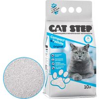 Наполнитель для туалета Cat Step Compact White Original (без запаха) 10 л