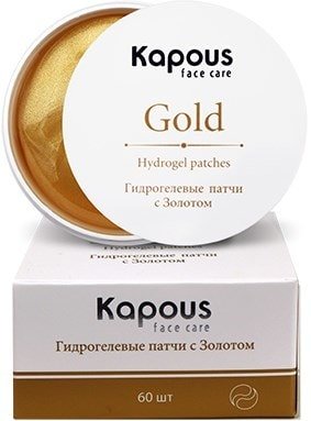  Kapous Professional Гидрогелевые патчи Face Care с золотом 60 шт