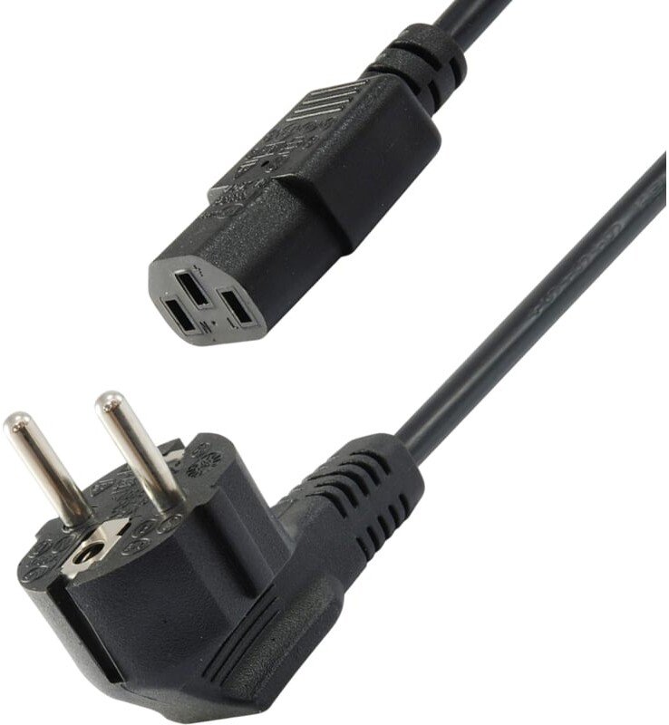 

Кабель 5bites PC210-50A IEC320-C13 - Schuko CEE 7/7 (5 м, черный)