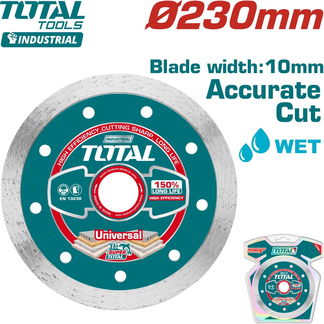 

Отрезной диск алмазный Total TAC2122301