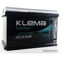 Автомобильный аккумулятор Klema Better 6СТ-74А(0) (74 А·ч)