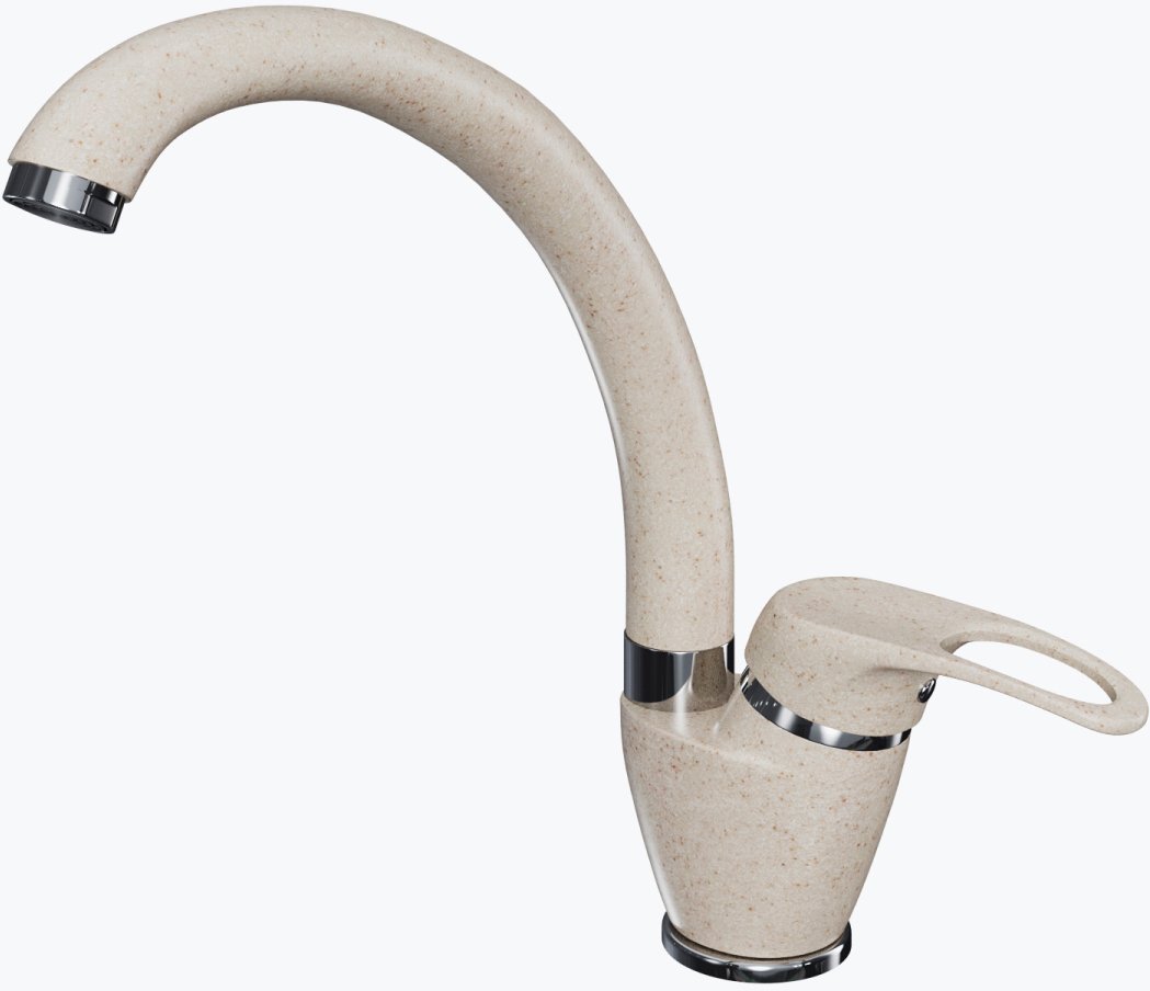 

Смеситель Polygran Денеб (кремовый 327)