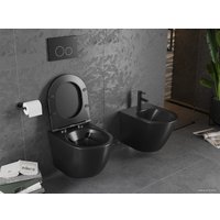 Унитаз подвесной Mexen Lena 3322XX85 (черный матовый) (без сиденья)