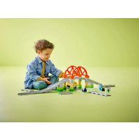 Конструктор LEGO Duplo Железнодорожный мост и пути 10426