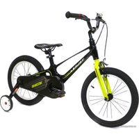 Детский велосипед Lenjoy Sports Shadow 16 (черный/желтый)