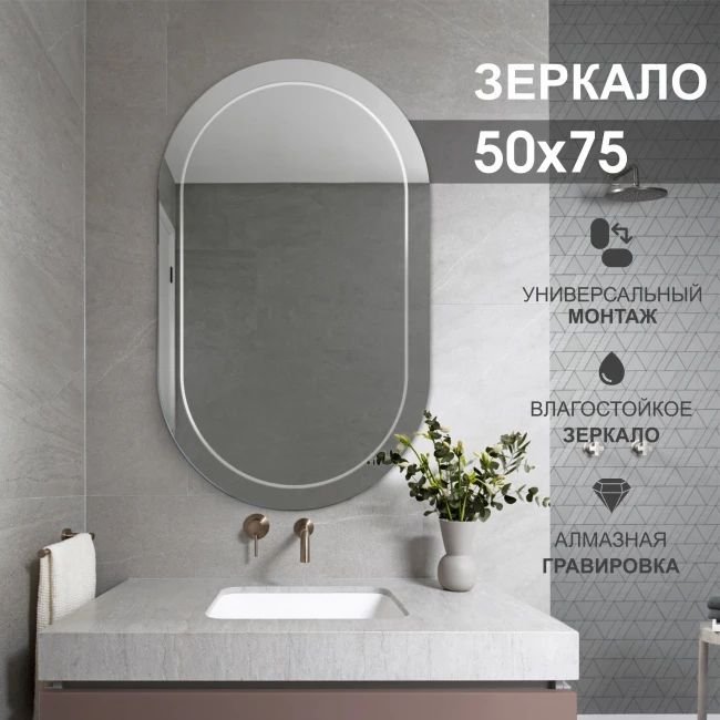 

Алмаз-Люкс Зеркало Г-057