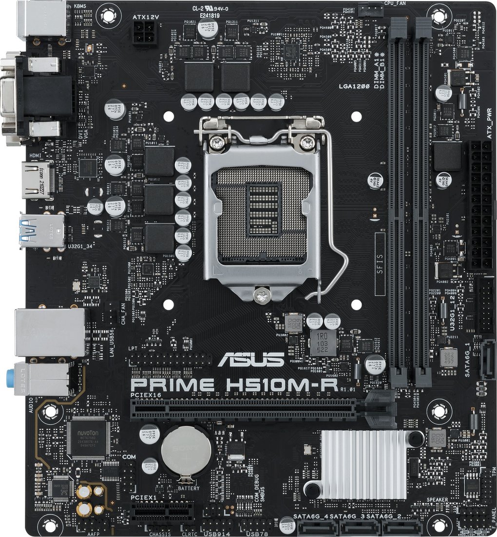 

Материнская плата ASUS Prime H510M-R-SI