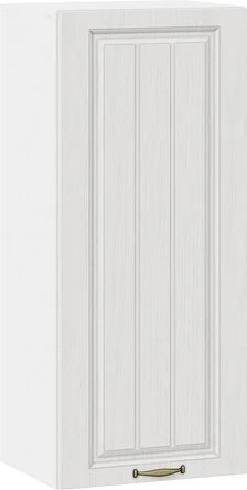 

Шкаф навесной Трия Лина 1ВВ4 с одной дверью (белый/белый)