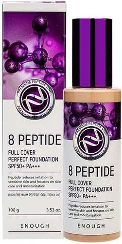 Enough 8 Peptide Full Cover Perfect Foundation SPF50+ PA+++ 13