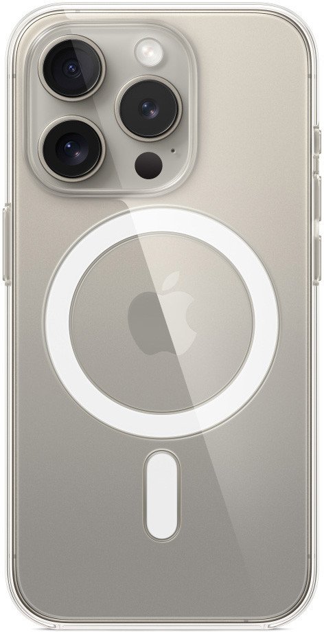 

Чехол для телефона Apple MagSafe Clear Case для iPhone 15 Pro (прозрачный)