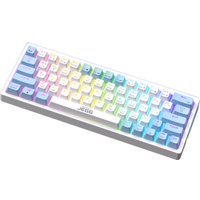 Клавиатура JEGG ZA63 Pro White Blue Orange (TNT Yellow)