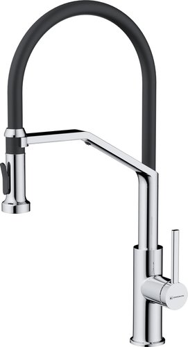 Смеситель Omoikiri Makkari 2 Plus-SB-C-BL (хром/черный)