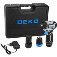 Дрель-шуруповерт Deko Loner 12V PRO 085-1122 (с 2-мя АКБ, кейс)