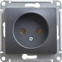 Розетка Schneider Electric Glossa GSL000741 (антрацит)