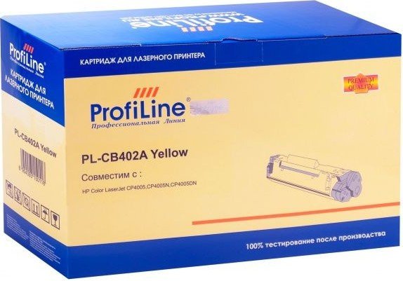 

Картридж ProfiLine PL-CB402A-Y (аналог HP CB402A Y)