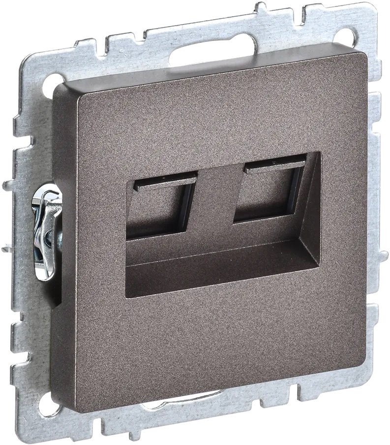 

Розетка компьютерная IEK Brite BR-KT20-O-1-K45